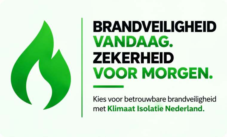Brandveiligheid vandaag, zekerheid voor morgen. Klimaat Isolatie Nederland